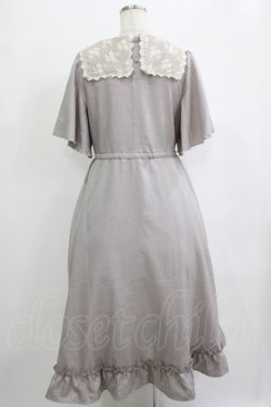 画像3: m petit by misako / レースセーラーワンピース M グレー H-25-10-08-010-LO-OP-NS-ZH