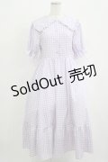 m petit by misako / AOKデシンギンガムOP M ラベンダー H-25-10-08-011-LO-OP-NS-ZH