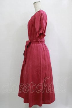 画像2: an another angelus / ローズ刺繍オフショルロングワンピース Free SHOCKING PINK H-25-10-08-014-CA-OP-NS-ZH