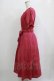 画像2: an another angelus / ローズ刺繍オフショルロングワンピース Free SHOCKING PINK H-25-10-08-014-CA-OP-NS-ZH (2)