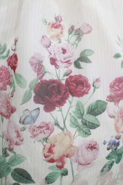 画像4: axes femme POETIQUE / 油絵風パネル花柄ワンピース M アワピンク H-25-10-08-017-AX-OP-NS-ZH