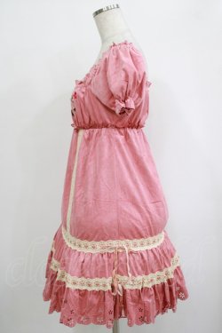 画像2: LIZ LISA / お花刺繍ワンピース Free ピンク H-25-10-08-020-LO-OP-NS-ZH