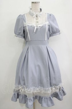 画像1: DearMyLove / チュール切替ワンピース S サックス H-25-10-08-021-EL-OP-NS-ZH
