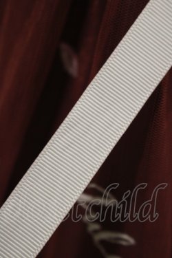 画像5: an another angelus / フラワーロゴ刺繍チュールスカート Free Bordeaux H-25-10-08-023-CA-SK-NS-ZH