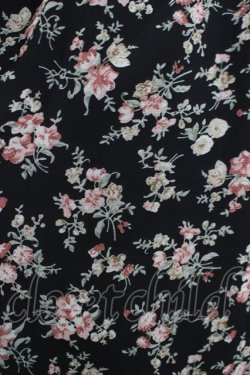 画像4: Maison de FLEUR Petite Robe / フラワープリントドレス S ブラック H-25-10-09-025-EL-OP-NS-ZH