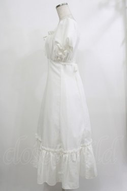 画像2: Ank Rouge / バストギャザーティアードロングワンピース M オフ H-25-10-09-026-CA-OP-NS-ZH
