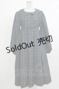 FLC / MINA*タータンチェックワンピース S グリーン H-25-10-09-027-LO-OP-NS-ZH