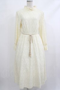 LEBECCA boutique / まどろむ3時のワンピース Free アイボリー H-25-10-09-032-EL-OP-NS-ZH