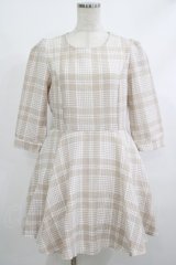 Rojita / チェックワンピース Free ベージュ H-25-10-09-034-LO-OP-NS-ZH