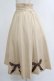 画像2: Maison de FLEUR Petite Robe canone / マリィが欲しがるリボンスカート S Beige H-25-10-09-037-EL-SK-NS-ZH (2)