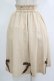 画像3: Maison de FLEUR Petite Robe canone / マリィが欲しがるリボンスカート S Beige H-25-10-09-037-EL-SK-NS-ZH (3)