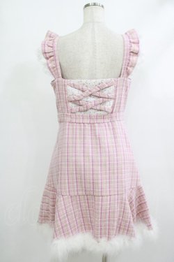 画像3: mellfy memory / Berry milk tweedワンピース M PINK H-25-10-09-039-LO-OP-NS-ZH