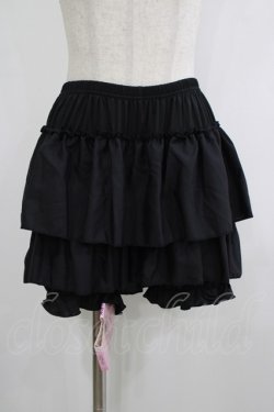 画像1: m petit by misako / AM3ブ2ダンフリル M~L ブラック H-25-10-09-045-LO-PA-NS-ZH
