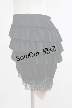 画像2: m petit by misako / ECAM3ブフリル M~L ブラック H-25-10-09-046-LO-PA-NS-ZH