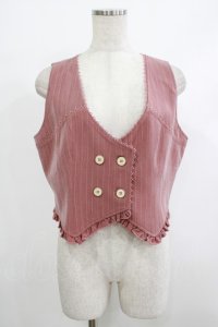 Forest Wardrobe（海外ロリータブランド） / 森林以北 ベスト 2XL あずきピンク H-25-10-09-048-LO-TO-NS-ZH