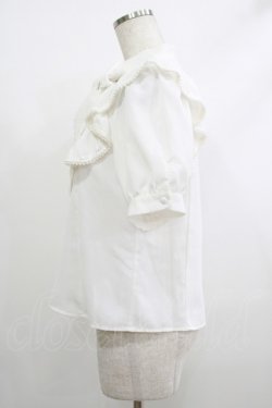 画像2: evelyn / リボンブラウス Free オフ H-25-10-09-050-LO-BL-NS-ZH