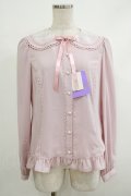 Angelic Pretty / Romantic Lacyカラーブラウス FREE ピンク H-25-10-09-051-AP-BL-YZ-ZH