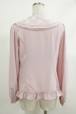 画像3: Angelic Pretty / Romantic Lacyカラーブラウス FREE ピンク H-25-10-09-051-AP-BL-YZ-ZH