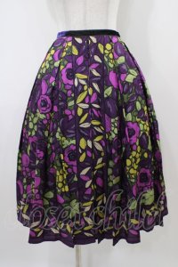 Jane Marple Dans Le Salon / Full of fruitフレームスカート  バイオレット H-25-10-09-1037-JM-SK-KB-ZH