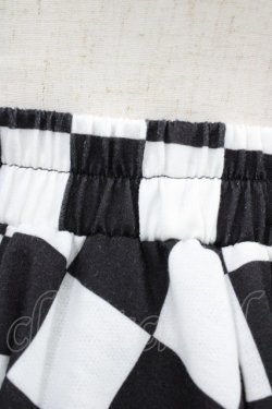 画像3: ACDC RAG / フラッグチェックスカート　  黒×白 H-25-10-09-1039-PU-SK-KB-ZH