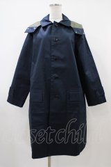 Jane Marple Dans Le Salon / フード付ライトコート  ネイビー H-25-10-09-1049-JM-CO-KB-ZH