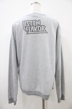 画像2: LISTEN FLAVOR / プリントスウェット  グレー H-25-10-09-1054-PU-TO-KB-ZH