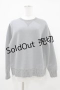 Jane Marple Dans Le Salon / Double face side zip sweatshirt  グレー H-25-10-09-1056-JM-TO-KB-ZH