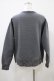 画像2: Jane Marple Dans Le Salon / Double face side zip sweatshirt  グレー H-25-10-09-1056-JM-TO-KB-ZH (2)