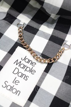 画像3: Jane Marple Dans Le Salon / Block checkペザントジャケット  ブラック H-25-10-09-1057-JM-JA-KB-ZH