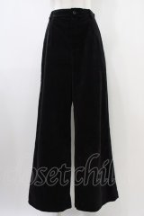 Jane Marple Dans Le Salon / グログランライン別珍パンツ  黒 H-25-10-09-1011-JM-PA-KB-ZH