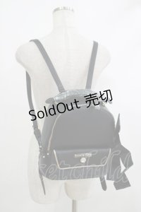 Maison de FLEUR / オトナカワイイリボンリュック  ブラック H-25-10-09-056-LO-BG-NS-ZH