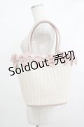 m petit by misako / AMリボンツキカゴTT  オフ/ピンク H-25-10-09-059-LO-BG-NS-ZH
