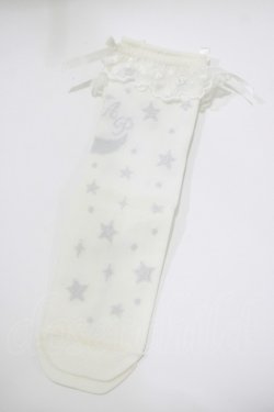画像1: Angelic Pretty / Dreamy Starクルー丈ソックス FREE オフ H-25-10-09-078-AP-ZA-YZ-ZH