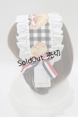画像2: Angelic Pretty / いちごBread Bakeryヘッドドレス  ブラック H-25-10-09-079-AP-AC-NS-ZH