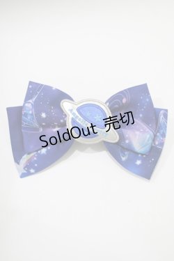 画像2: Angelic Pretty / Galaxy Cocktailバレッタ  ネイビー H-25-10-09-084-AP-AC-YZ-ZH
