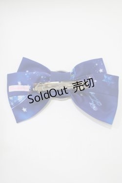 画像3: Angelic Pretty / Galaxy Cocktailバレッタ  ネイビー H-25-10-09-084-AP-AC-YZ-ZH