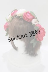 Angelic Pretty / Princessメリロットヘッドドレス  ワイン H-25-10-09-085-AP-AC-NS-ZH