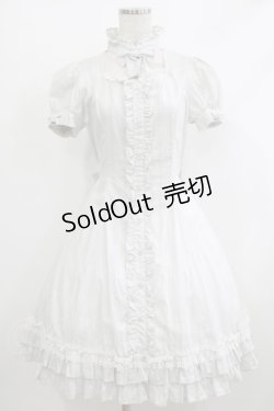 画像1: Innocent World / ハートデコルテドビーワンピース サイズ表記なし サックス H-25-10-09-008-IW-OP-NS-ZH