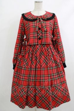 画像1: Angelic Pretty / 図書館ワンピース FREE レッド H-25-10-09-012-AP-OP-YZ-ZH