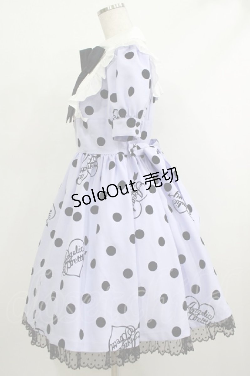 画像2: Angelic Pretty / DOLLY DOTワンピース FREE ラベンダー H-25-10-09-013-AP-OP-YZ-ZH (2)