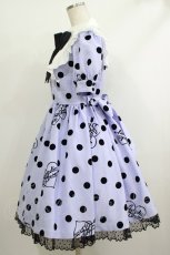 画像2: Angelic Pretty / DOLLY DOTワンピース FREE ラベンダー H-25-10-09-013-AP-OP-YZ-ZH (2)
