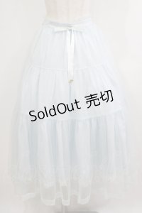 Angelic Pretty / Sherbet Tulleスカート FREE サックス H-25-10-09-015-AP-SK-YZ-ZH