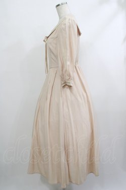 画像2: Maison de FLEUR Petite Robe canone / カフェテリアで待つワンピース S Light Beige H-25-10-09-017-EL-OP-NS-ZH