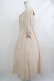 画像2: Maison de FLEUR Petite Robe canone / カフェテリアで待つワンピース S Light Beige H-25-10-09-017-EL-OP-NS-ZH (2)