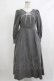 画像1: Maison de FLEUR Petite Robe canone / 眠れない日のワンピース S Gray H-25-10-09-018-EL-OP-NS-ZH (1)