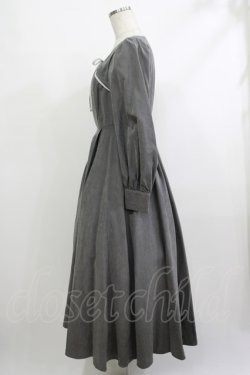 画像2: Maison de FLEUR Petite Robe canone / 眠れない日のワンピース S Gray H-25-10-09-018-EL-OP-NS-ZH