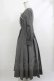 画像2: Maison de FLEUR Petite Robe canone / 眠れない日のワンピース S Gray H-25-10-09-018-EL-OP-NS-ZH (2)