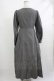 画像3: Maison de FLEUR Petite Robe canone / 眠れない日のワンピース S Gray H-25-10-09-018-EL-OP-NS-ZH (3)