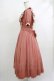 画像2: Maison de FLEUR Petite Robe canone / キャラメリゼをするワンピース Brown S H-25-10-09-019-EL-OP-NS-ZH (2)