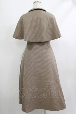 画像3: an another angelus / ケープ付きダブル釦ジャンパースカート Free BEIGE×BR H-25-10-09-020-CA-OP-NS-ZH